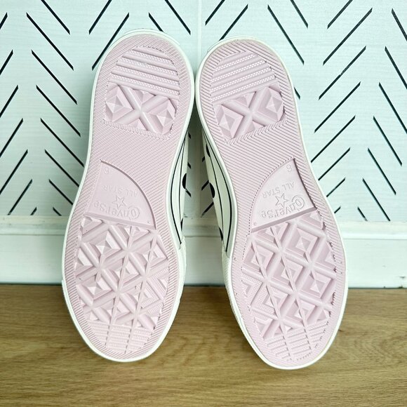 ✨Converse Chuck Taylor Lift Platform Polka Dots 8.5 Womens Shoes Sneaker A10689C - Picture 6 of 12